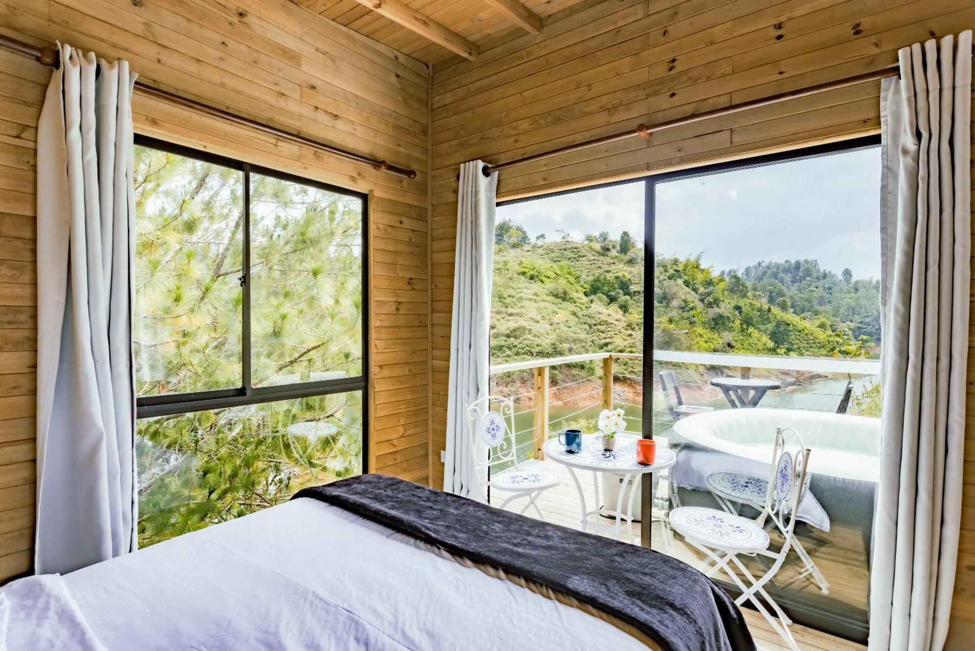 Refugio Himalaya - Guatapé Villa Bagian luar foto